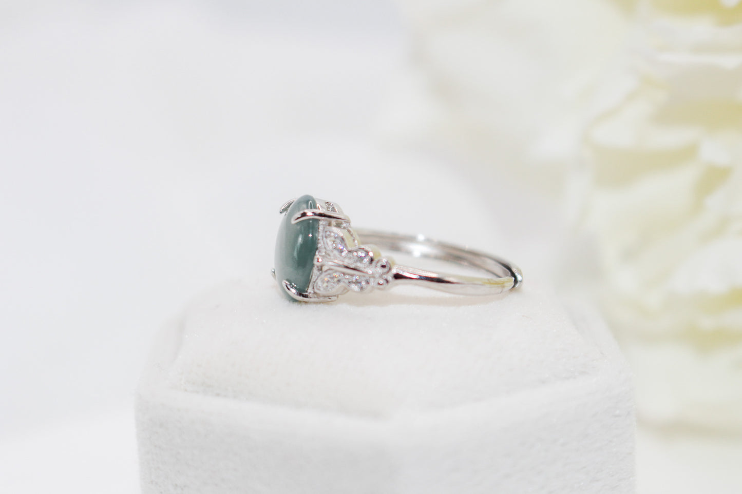 Jade Butterfly Ring