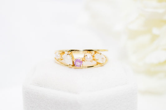 Mixed Gem Ring