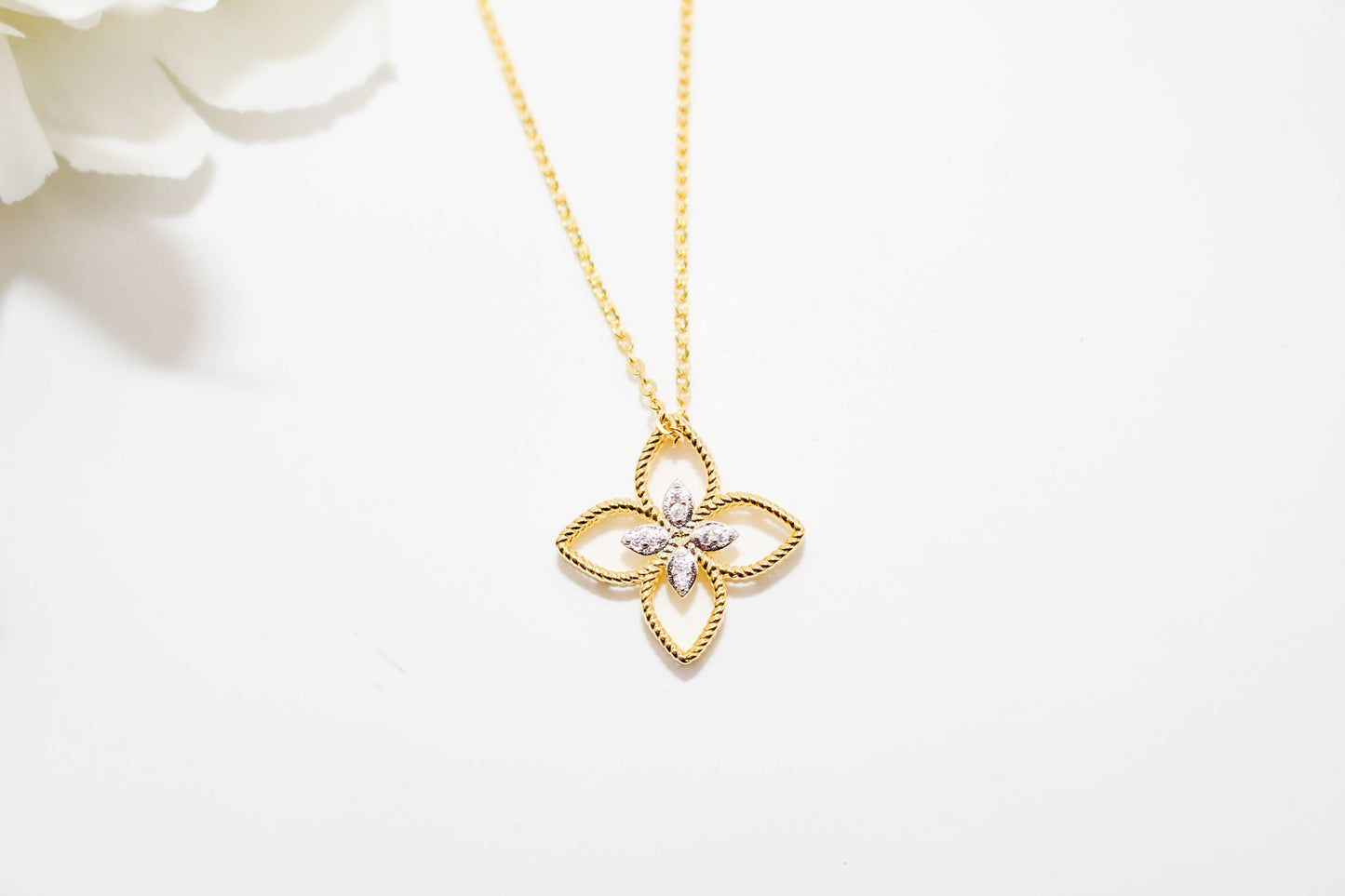 Gold Charm Jewelry Set