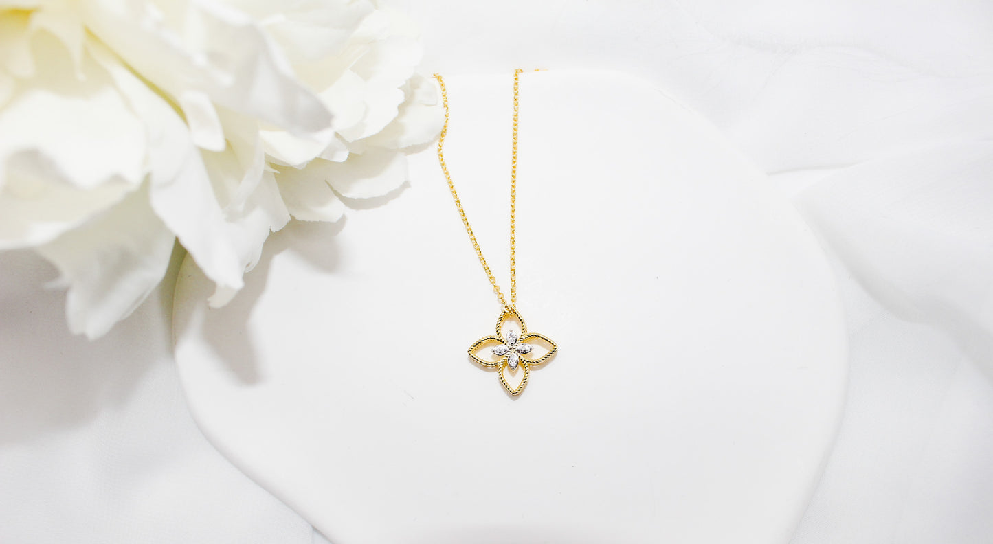 Gold Charm Jewelry Set