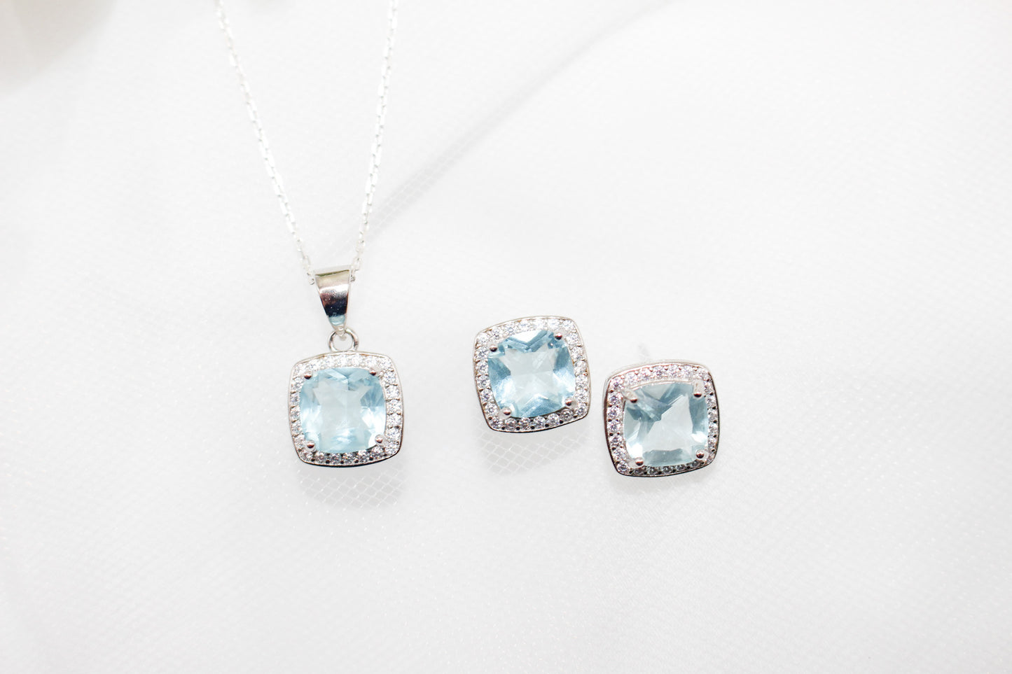 Aquamarine Princess Jewelry Set