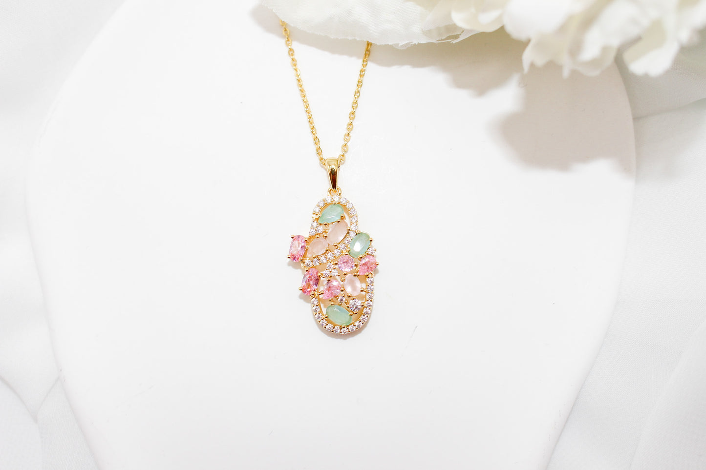 Frosted Stone Jewelry Set