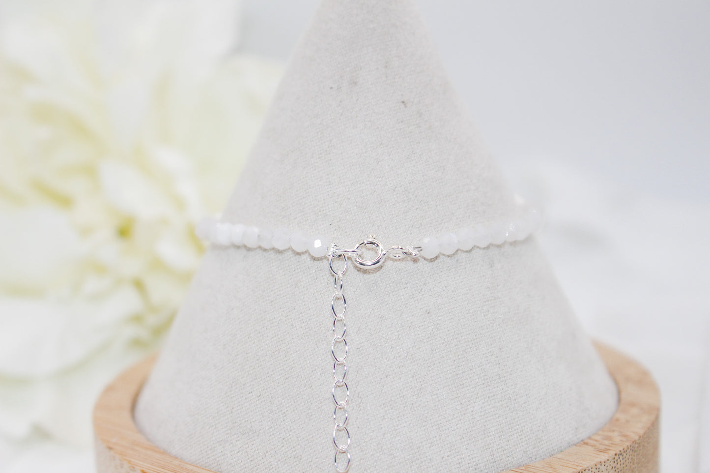 Moonstone Heart Bracelet