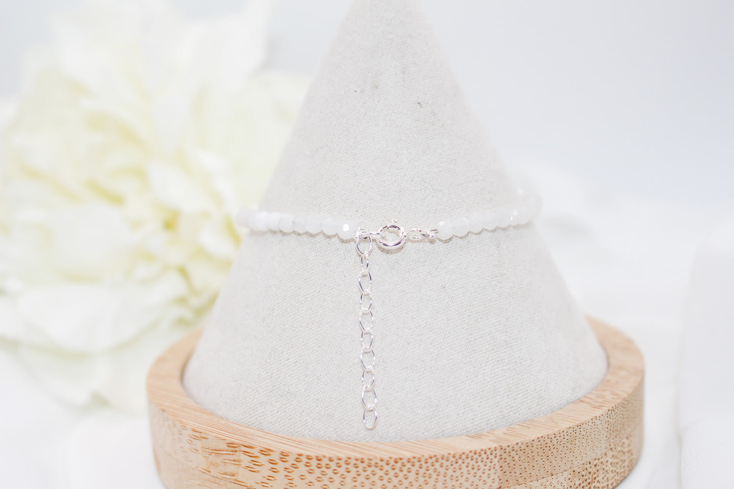Rose Quartz Heart Bracelet