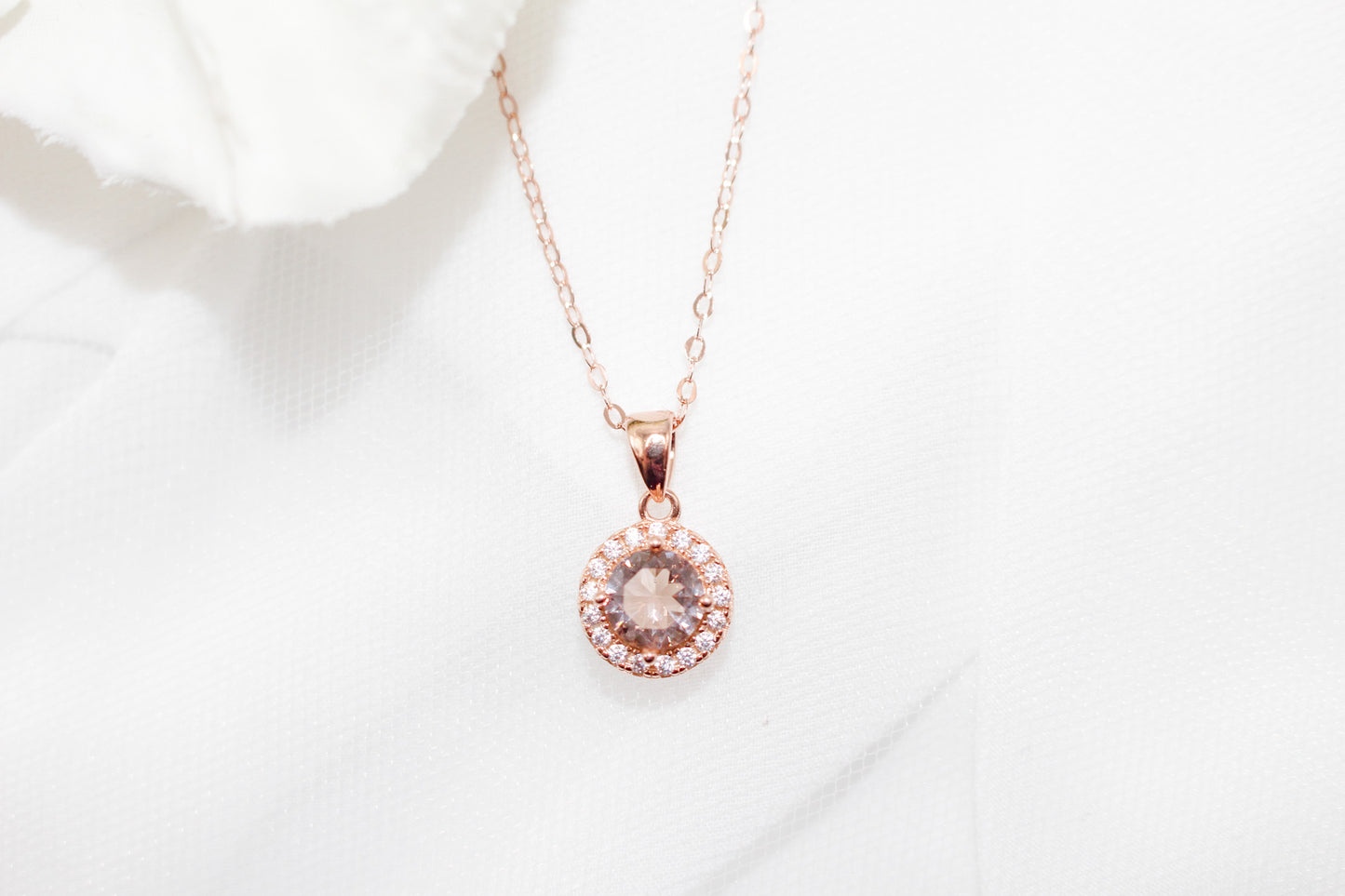 Morganite Jewelry Set