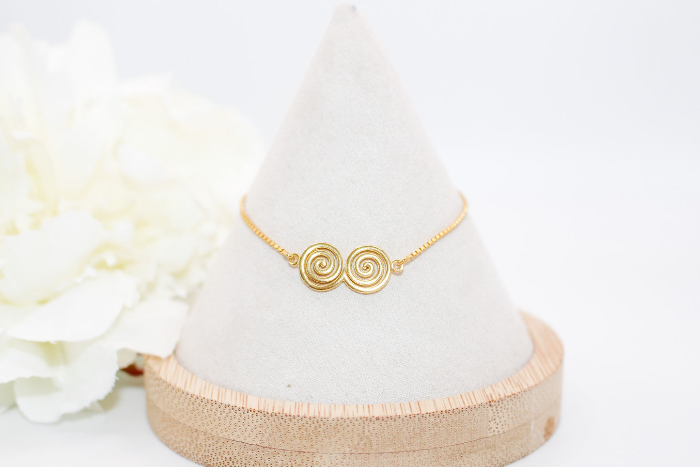 Gold Swirl Bracelet