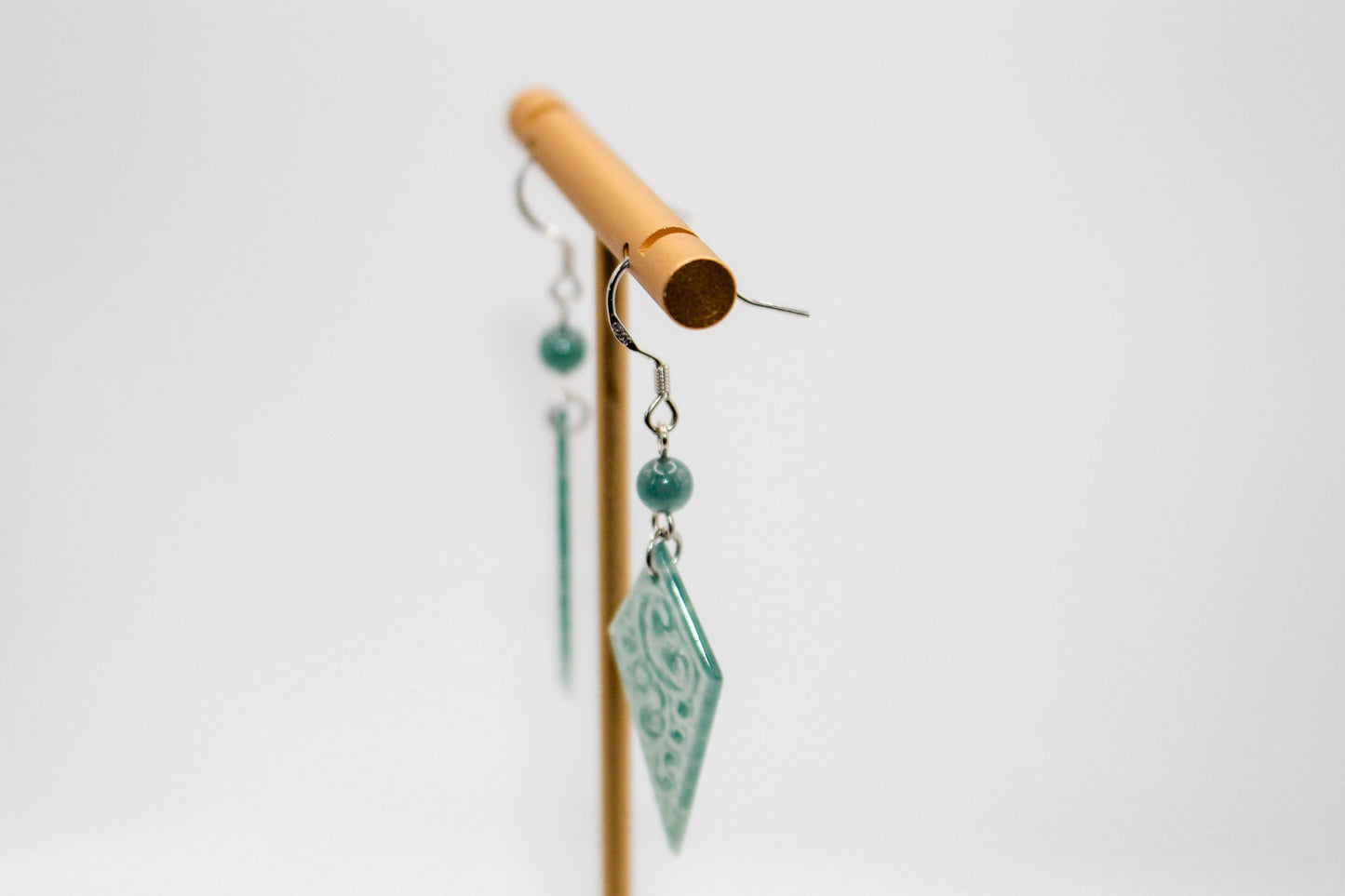 Jade Diamond Earrings