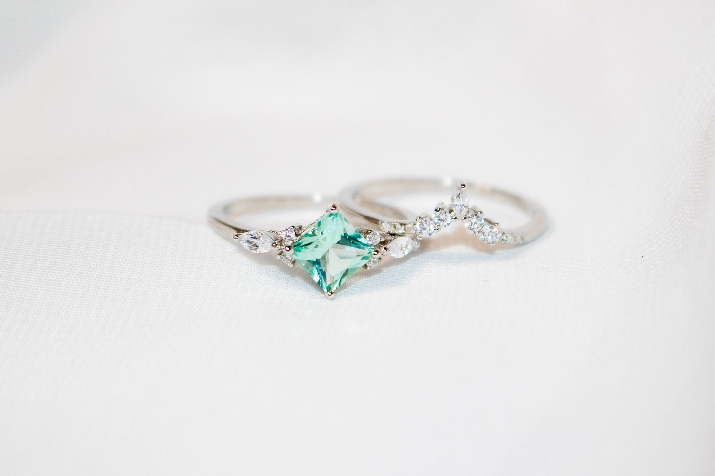 Emerald Ring Set