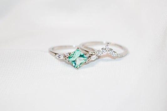 Emerald Ring Set