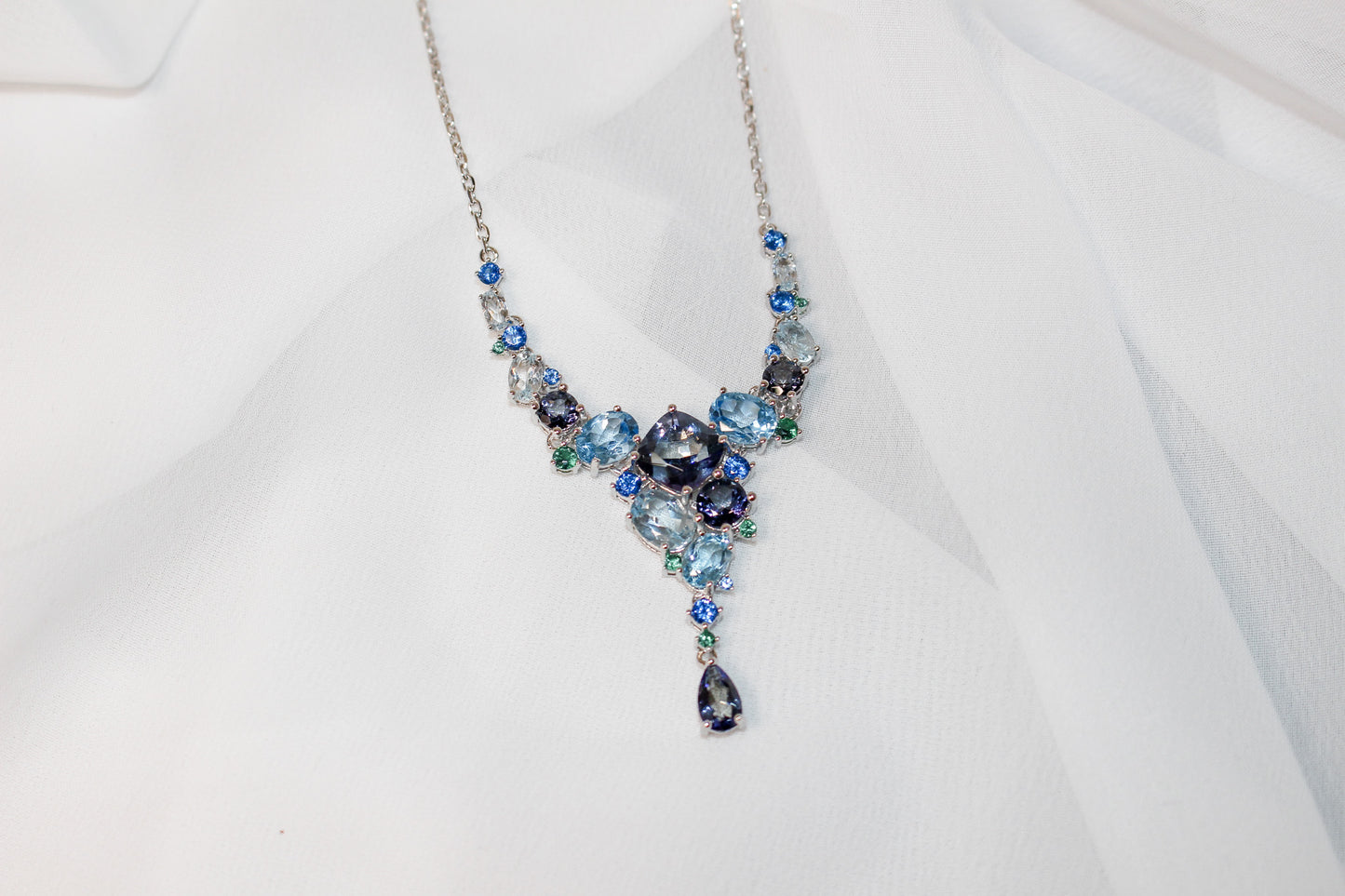 Blue Topaz Jewelry Set