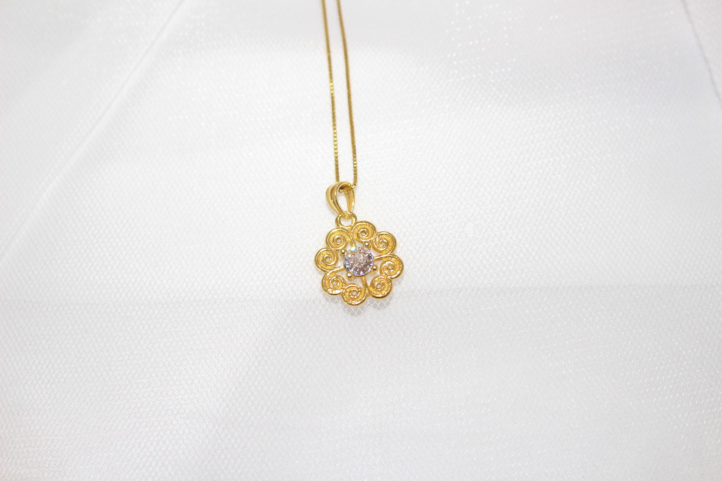 Zircon Gold Jewelry Set