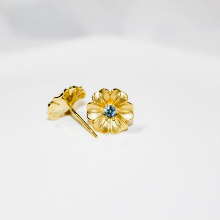 Gold Flower Earrings
