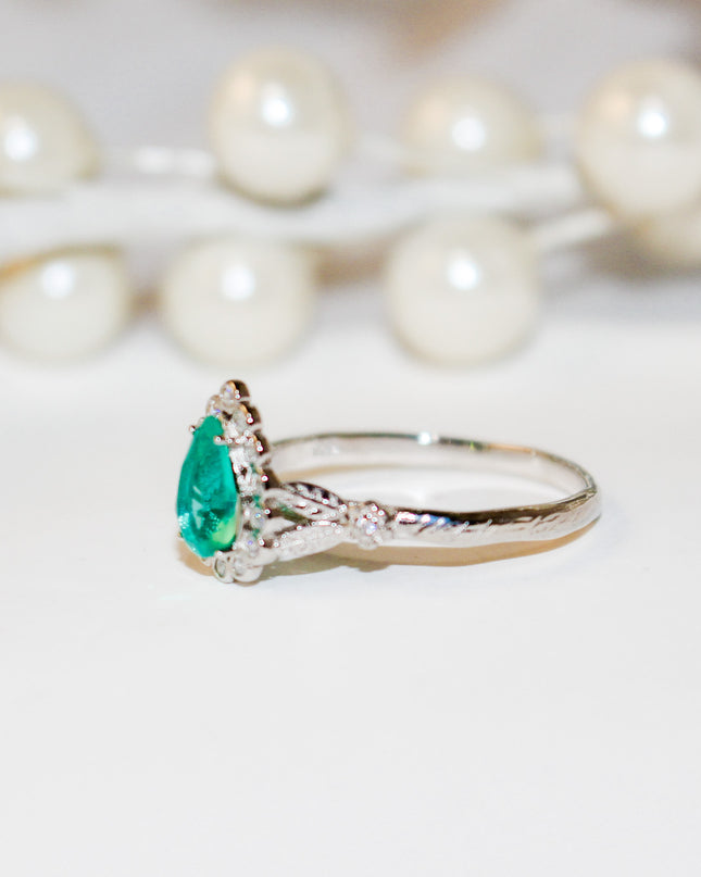 Paraba Pear Cut Ring