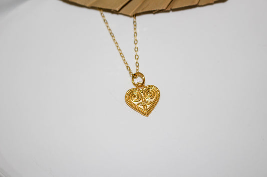 Gold Heart Necklace