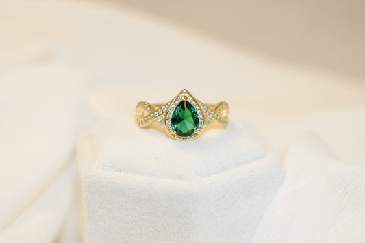 Emerald Ring Set