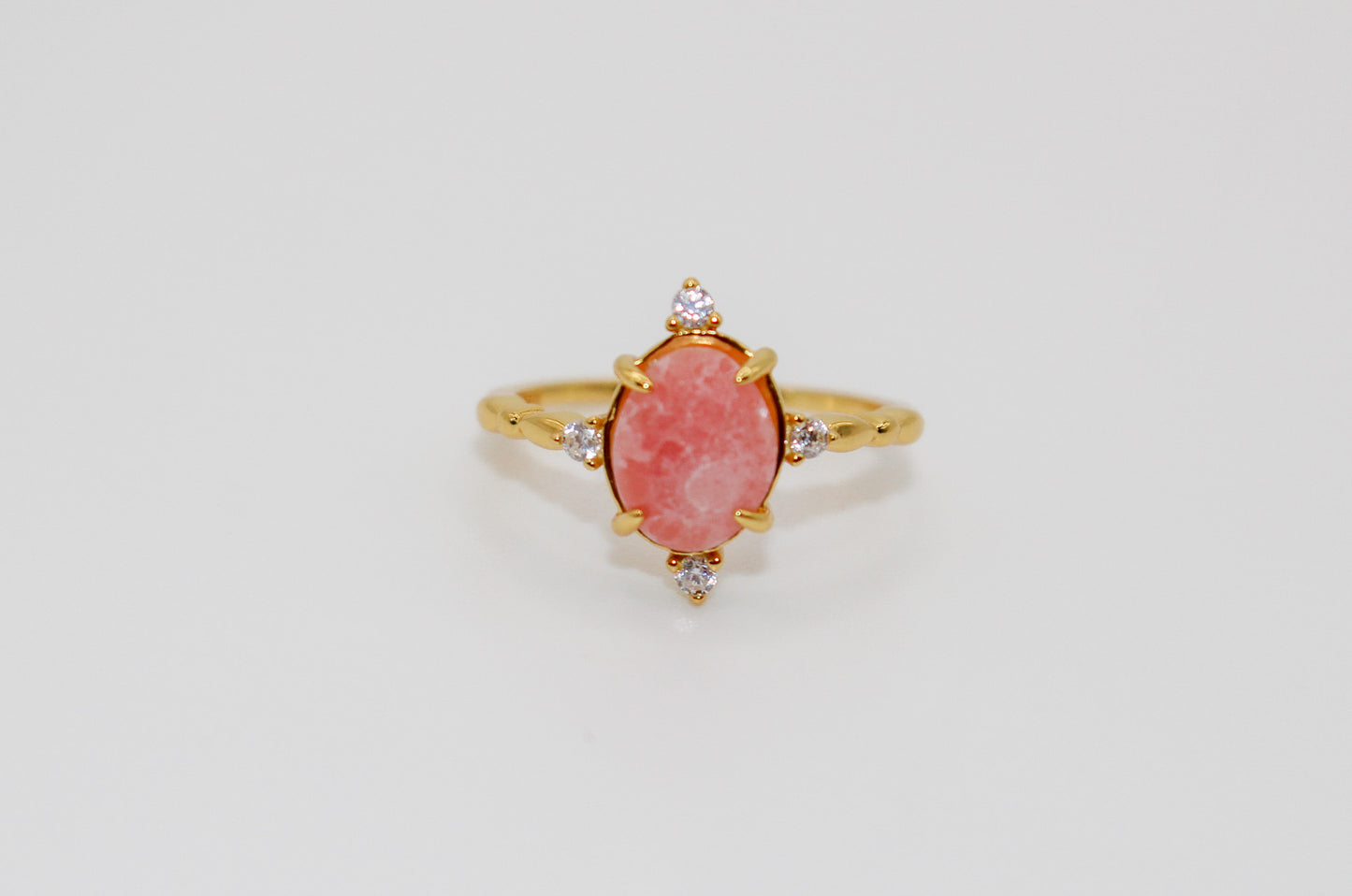 Rhodochrosite Ring