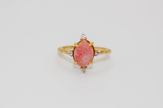 Rhodochrosite Ring