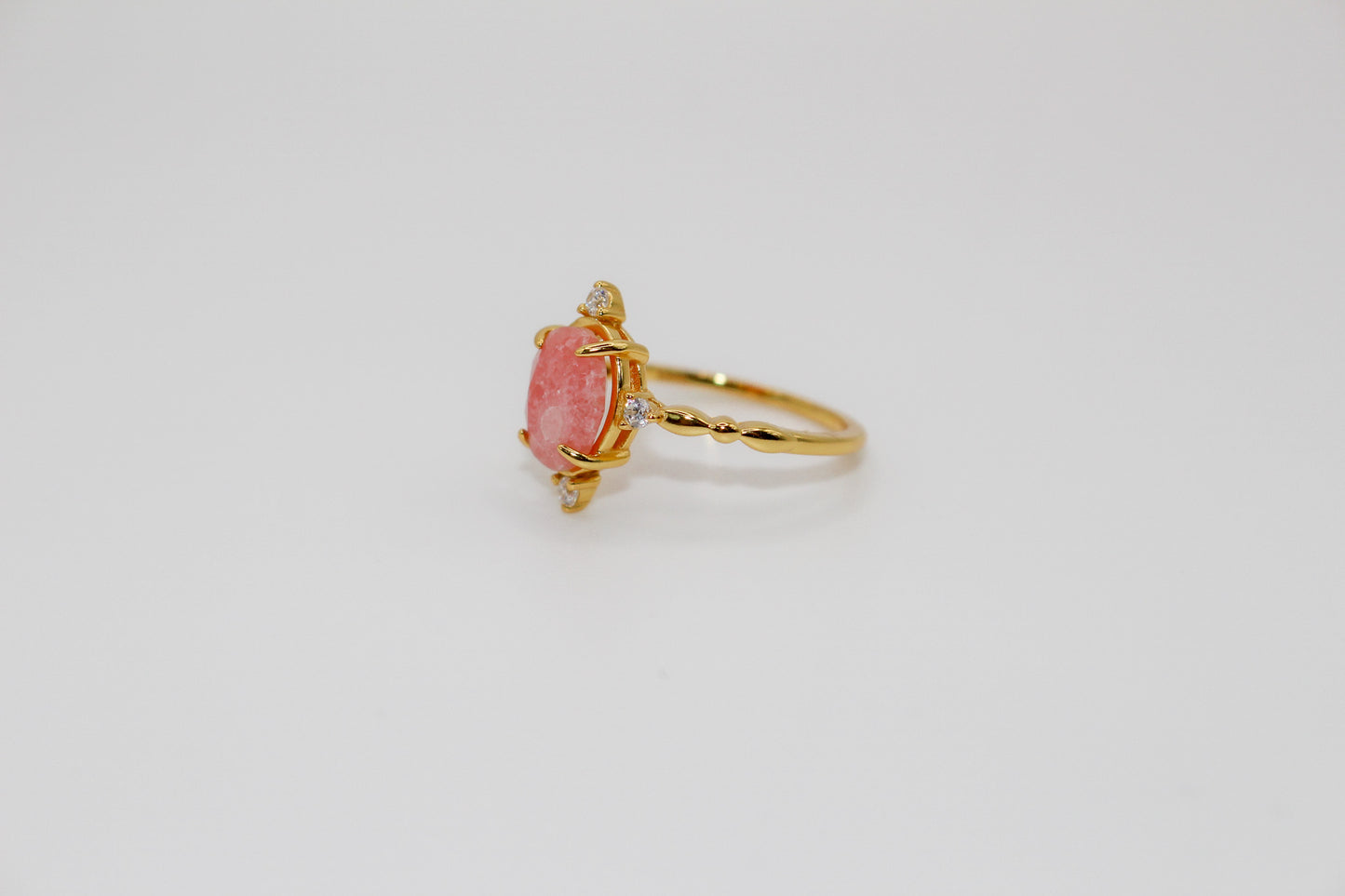 Rhodochrosite Ring