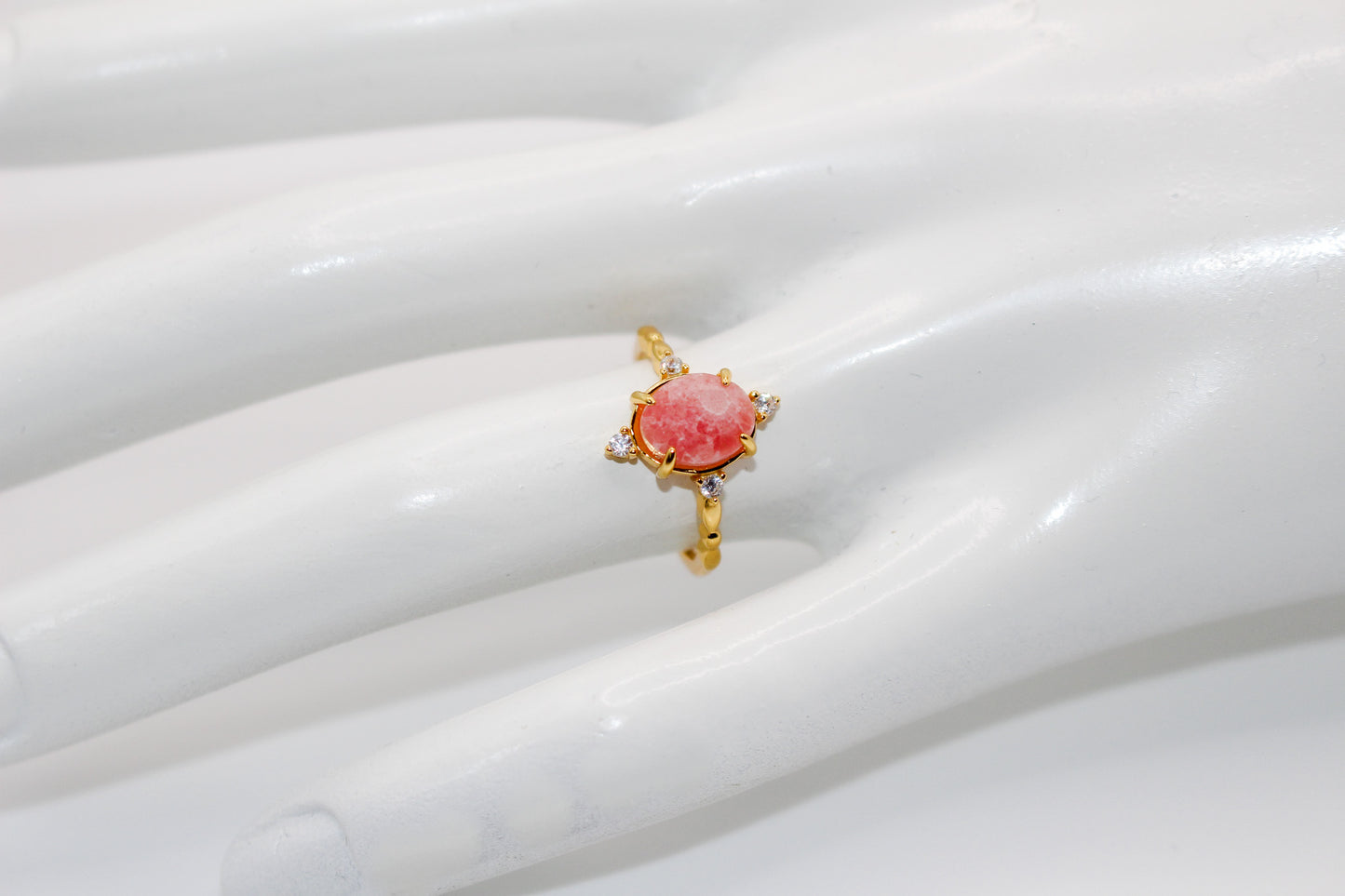 Rhodochrosite Ring