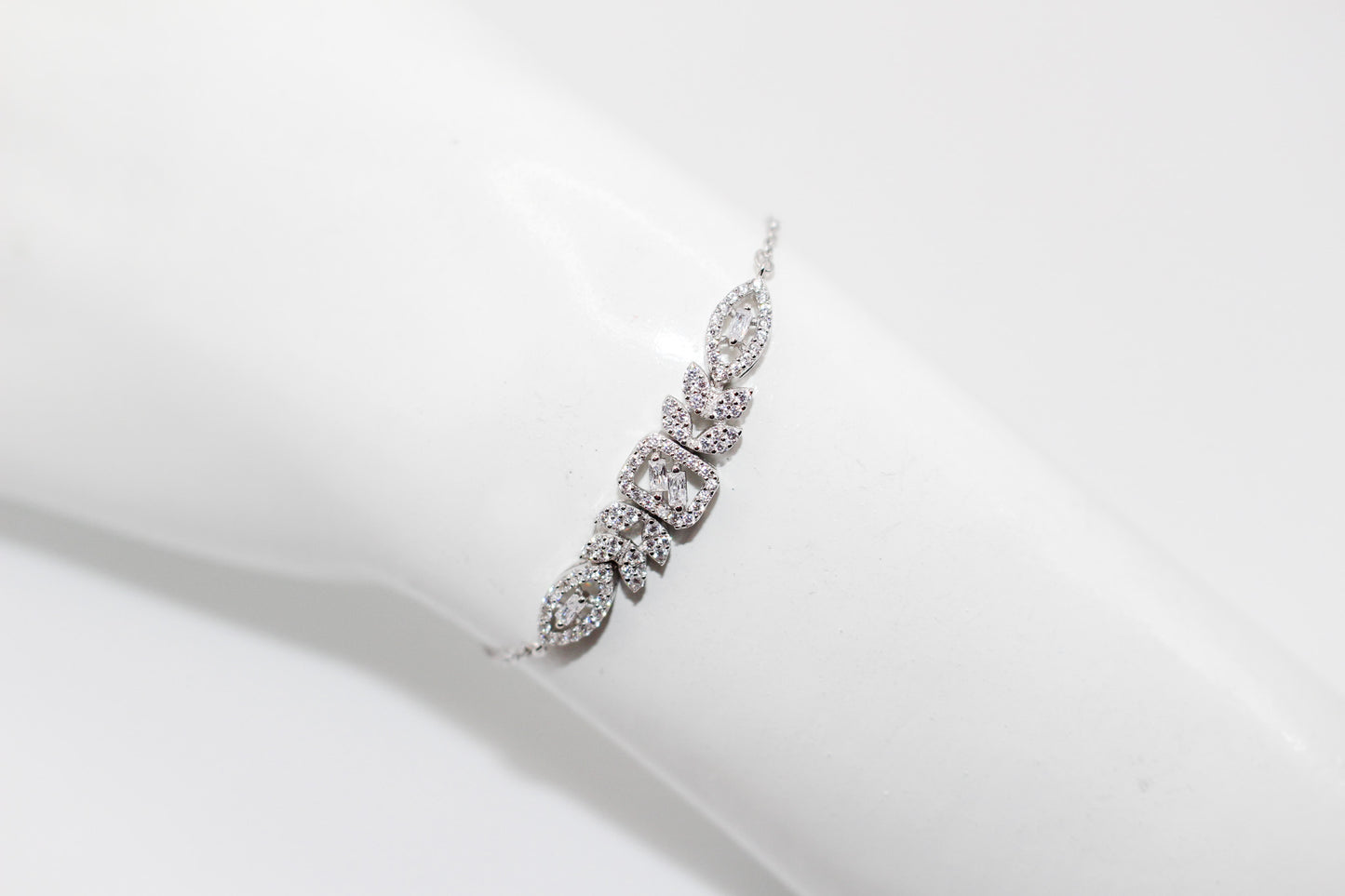 Silver Zircon Bracelet