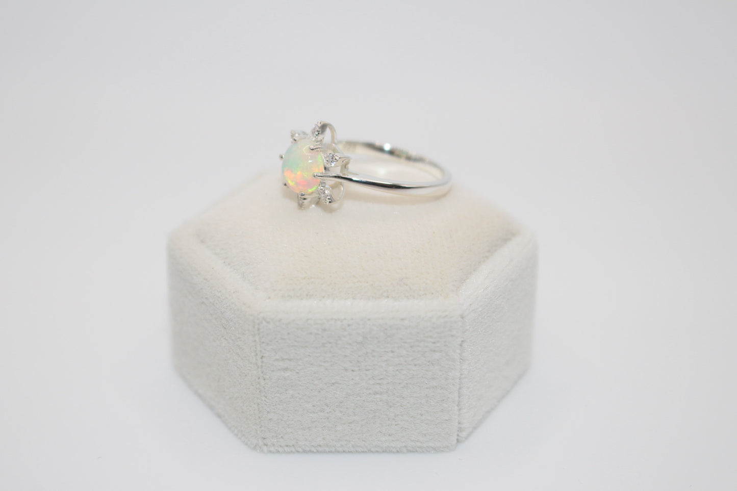 Opal Star Ring