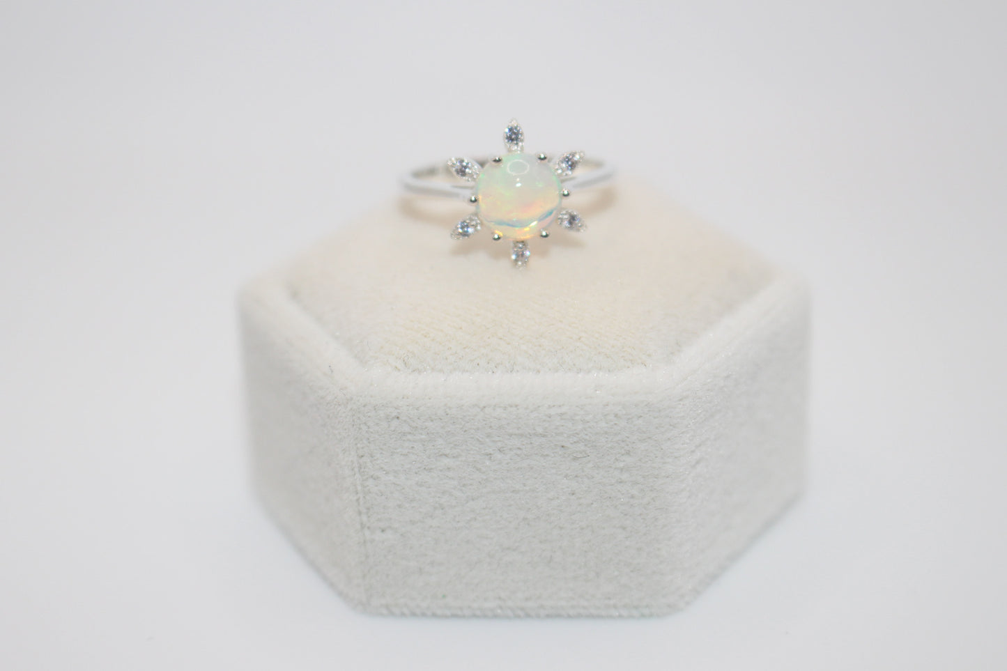 Opal Star Ring