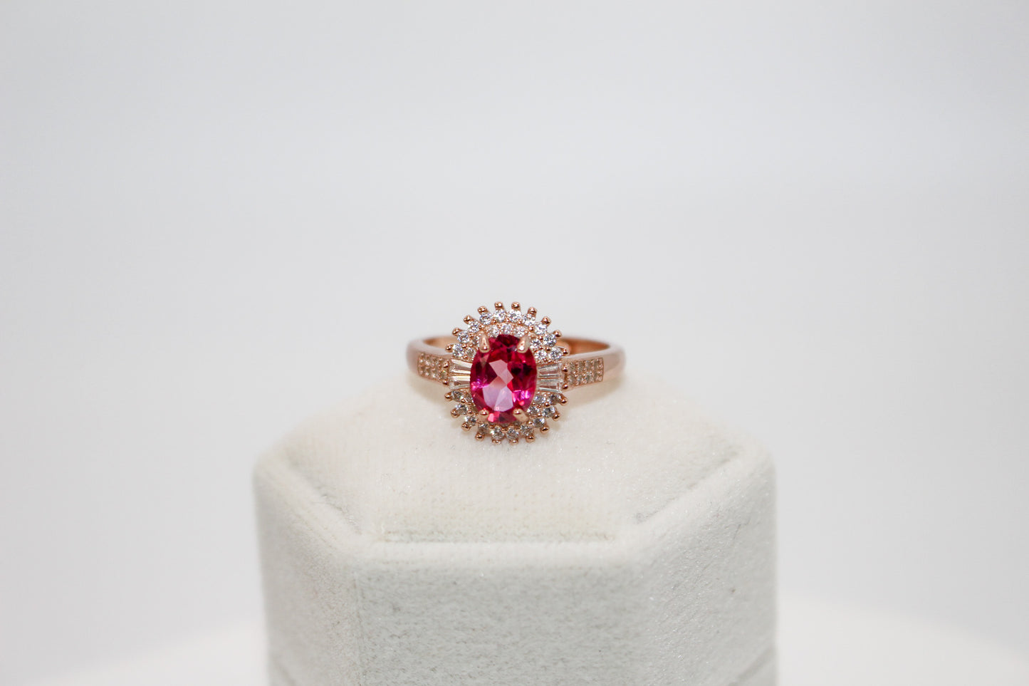 Pink Topaz Ring