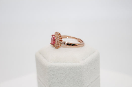 Pink Topaz Ring