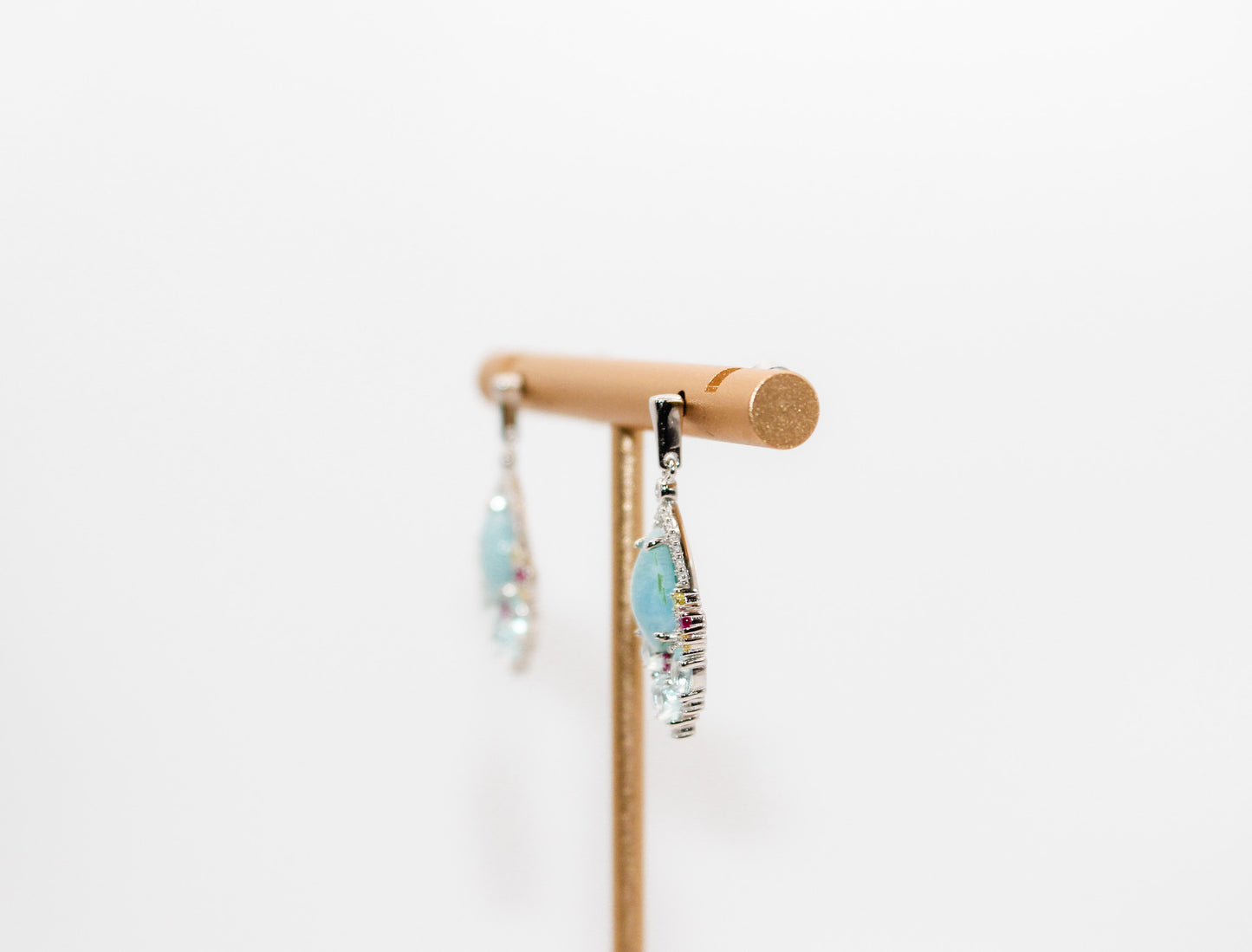 Larimar Teardrop Earrings