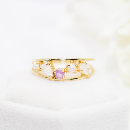 Mixed Gem Ring