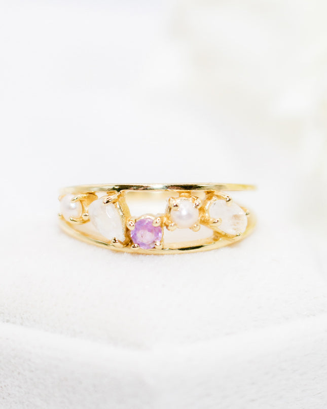 Mixed Gem Ring