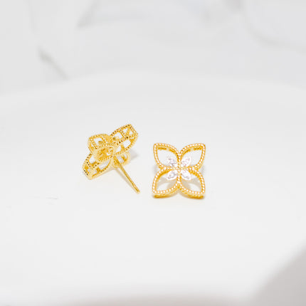 Gold Charm Jewelry Set