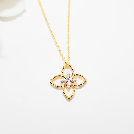 Gold Charm Jewelry Set