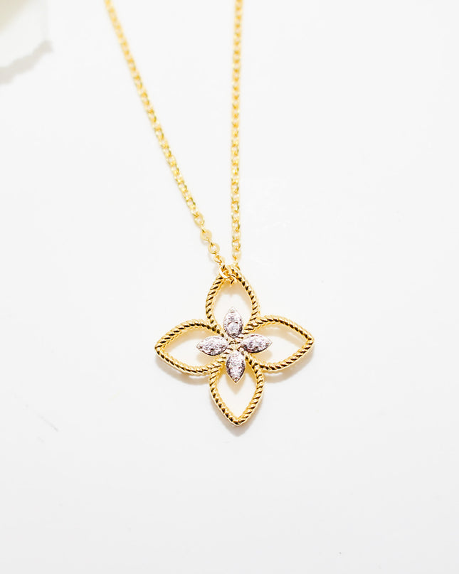 Gold Charm Jewelry Set