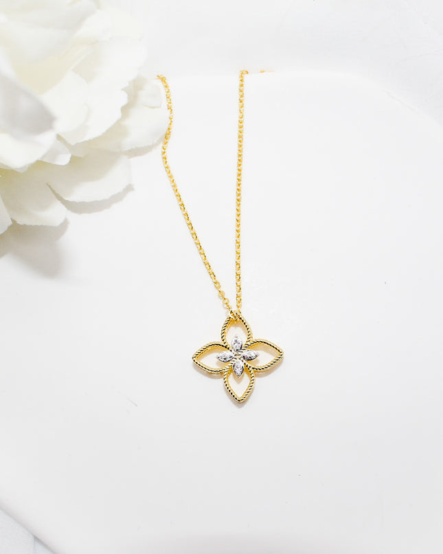 Gold Charm Jewelry Set