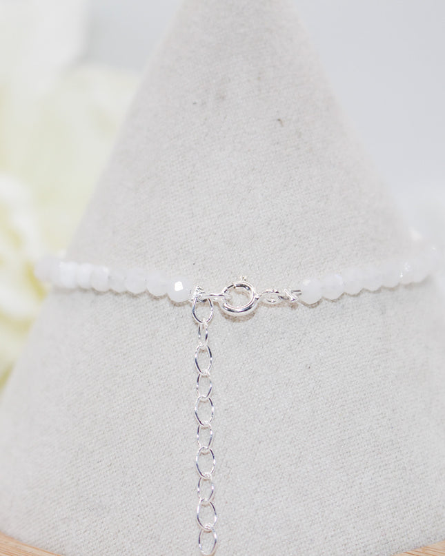 Moonstone Heart Bracelet