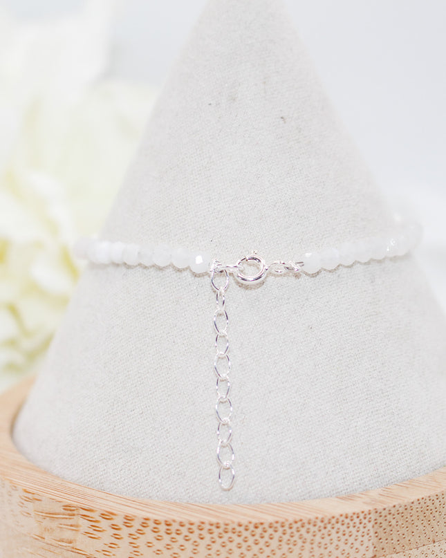 Rose Quartz Heart Bracelet