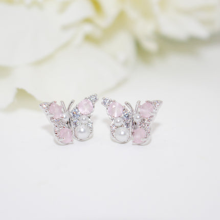 Butterfly Pearl Earrings