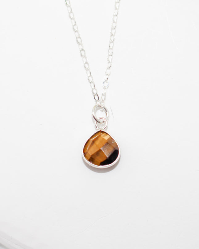 Dainty Tiger Eye Necklace