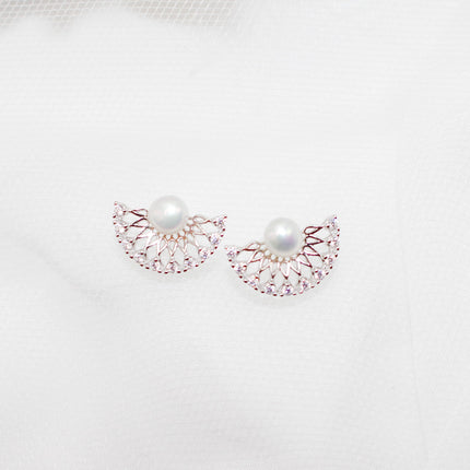 Pearl Fan Jewelry Set
