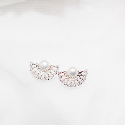 Pearl Fan Jewelry Set