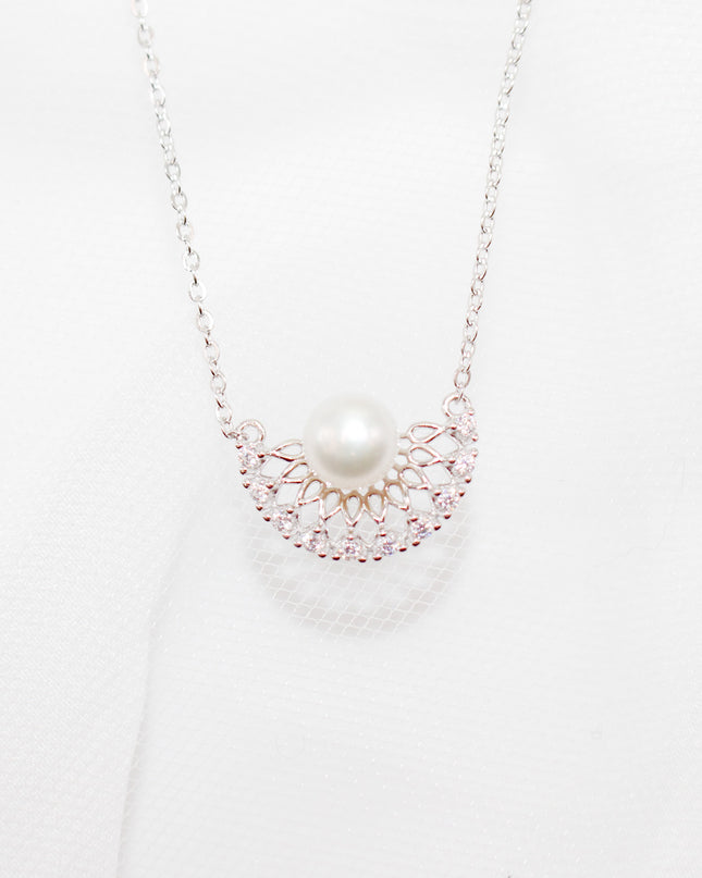 Pearl Fan Jewelry Set
