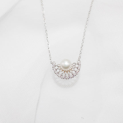 Pearl Fan Jewelry Set