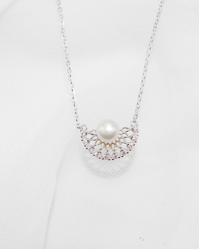 Pearl Fan Jewelry Set
