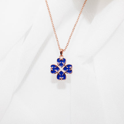 Blue Clover Jewelry Set