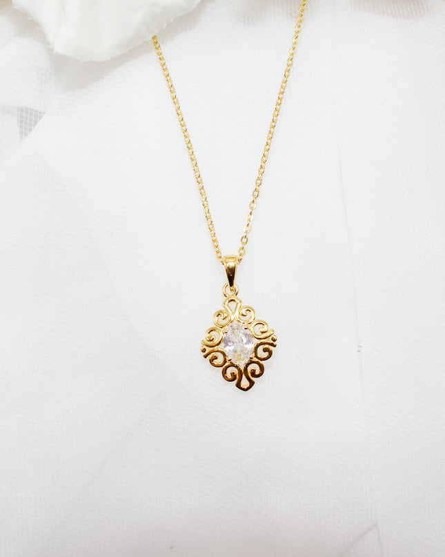 Gold Diamond Jewelry Set