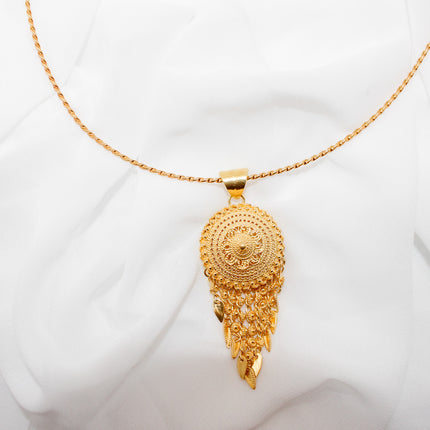 Gold Poj Tsawb Necklace