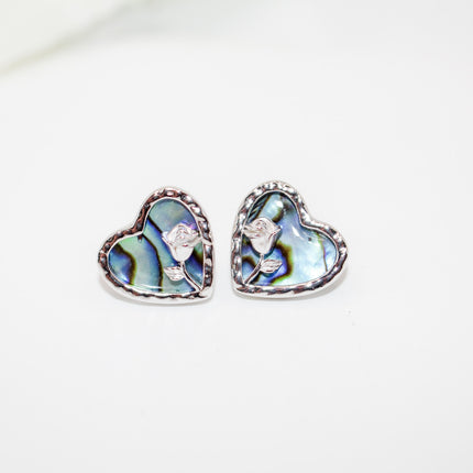 Shell Heart Earrings