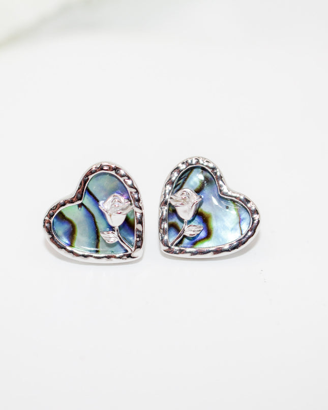 Shell Heart Earrings