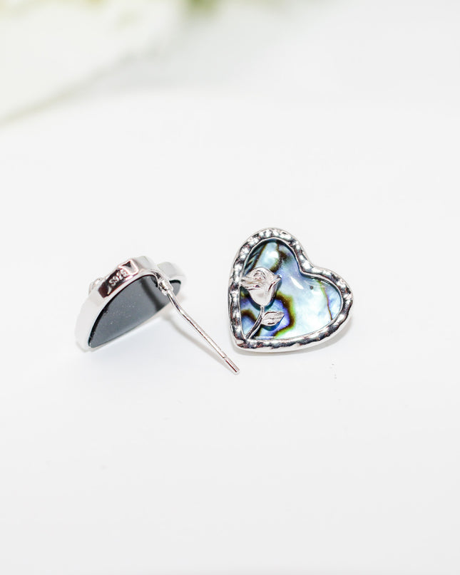 Shell Heart Earrings